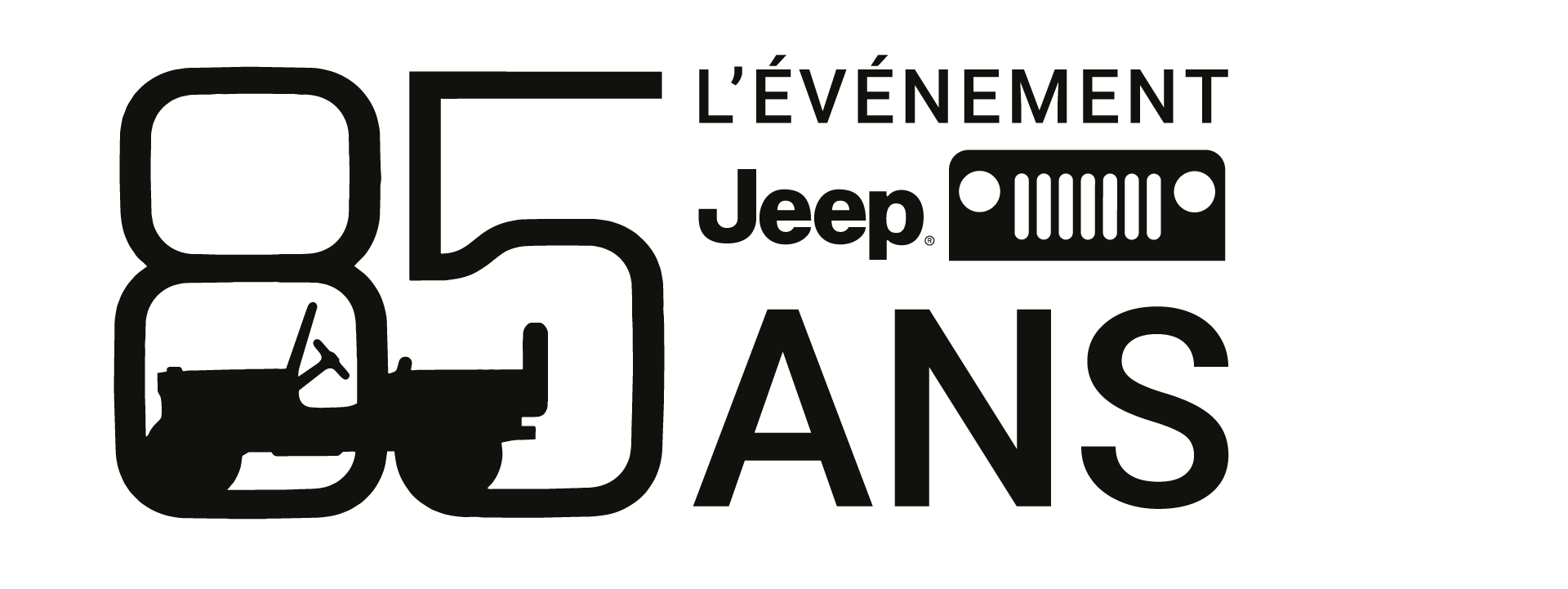 Logo Jeep L'événement 85 ans.